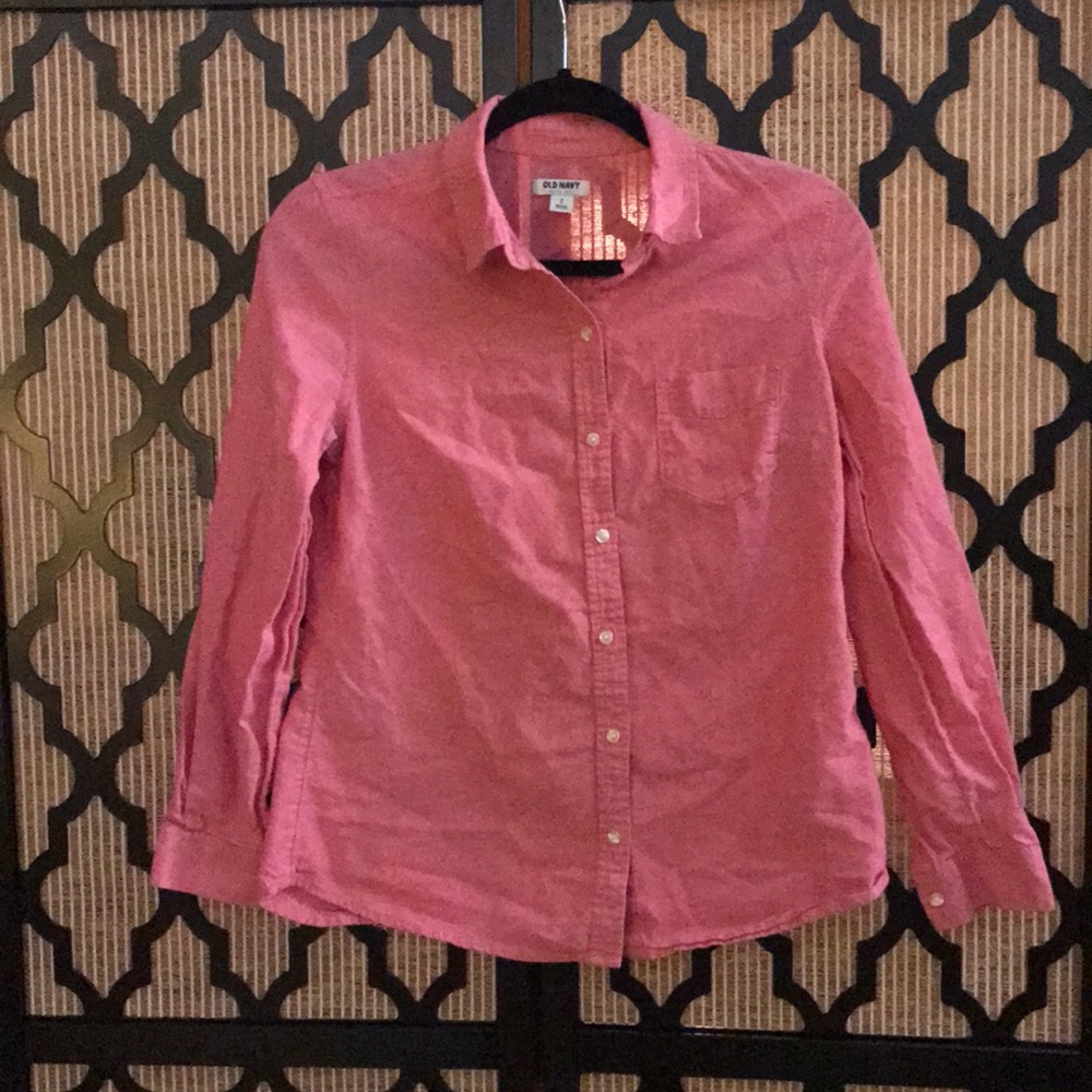 Pink Button Down Shirt